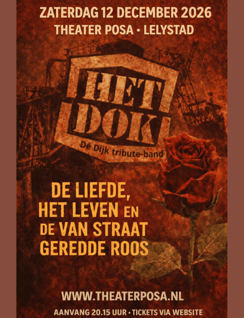 Het Dok – Dé Dijk Tributeband — muziek in Lelystad