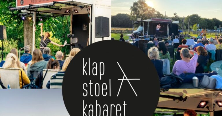 Klapstoelkabaret Lelystart – een pop-up podium voor cabaret en kleinkunst — theater in Lelystad