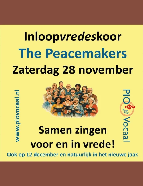 PIO Vocaal Inloopvredeskoor The Peacemakers — muziek in Lelystad